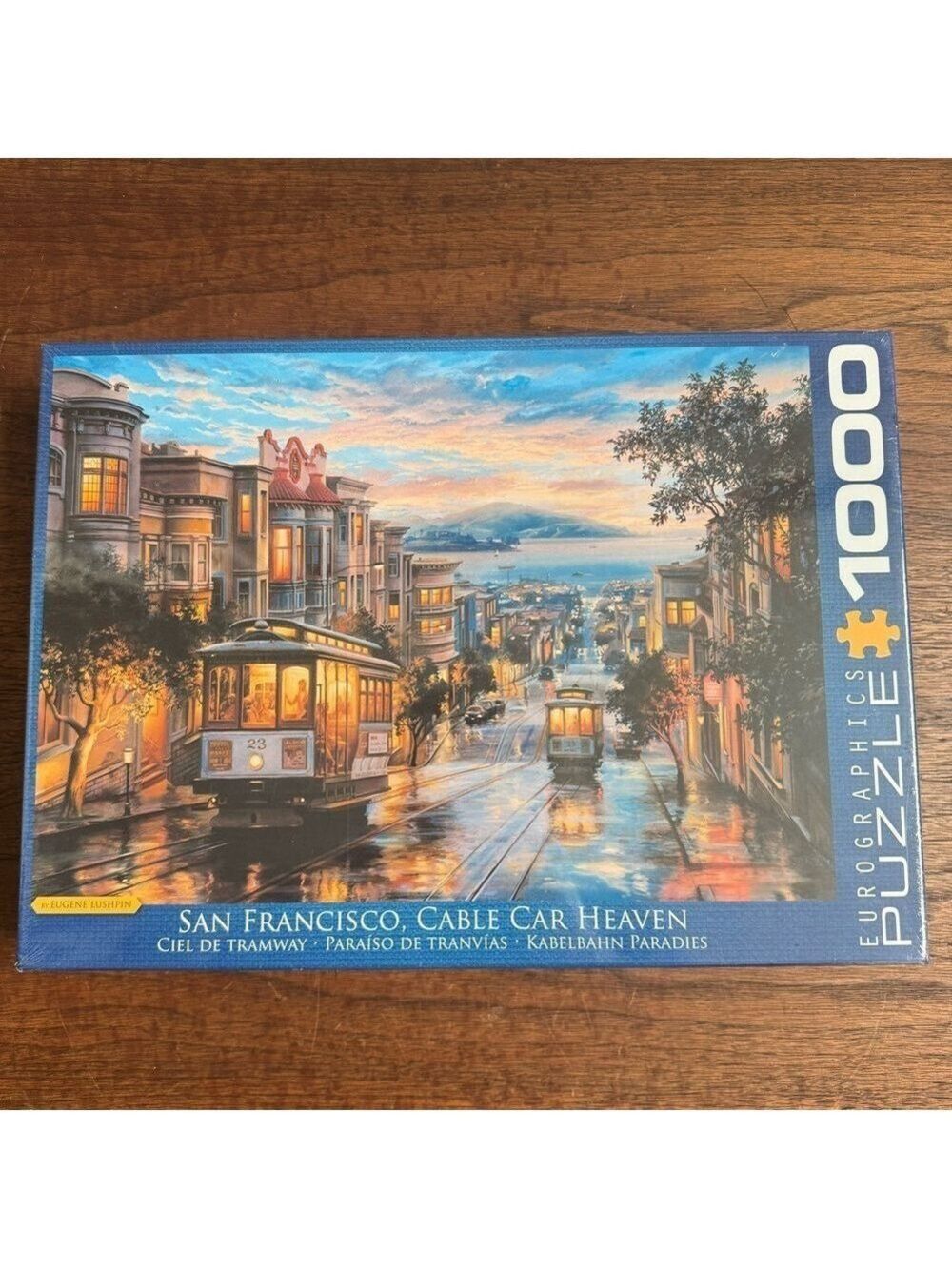 New Sealed Eurographics 1000 piece Puzzle. San Francisco Cable Car Heaven